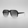 unisex oversized square aviator sunglasses