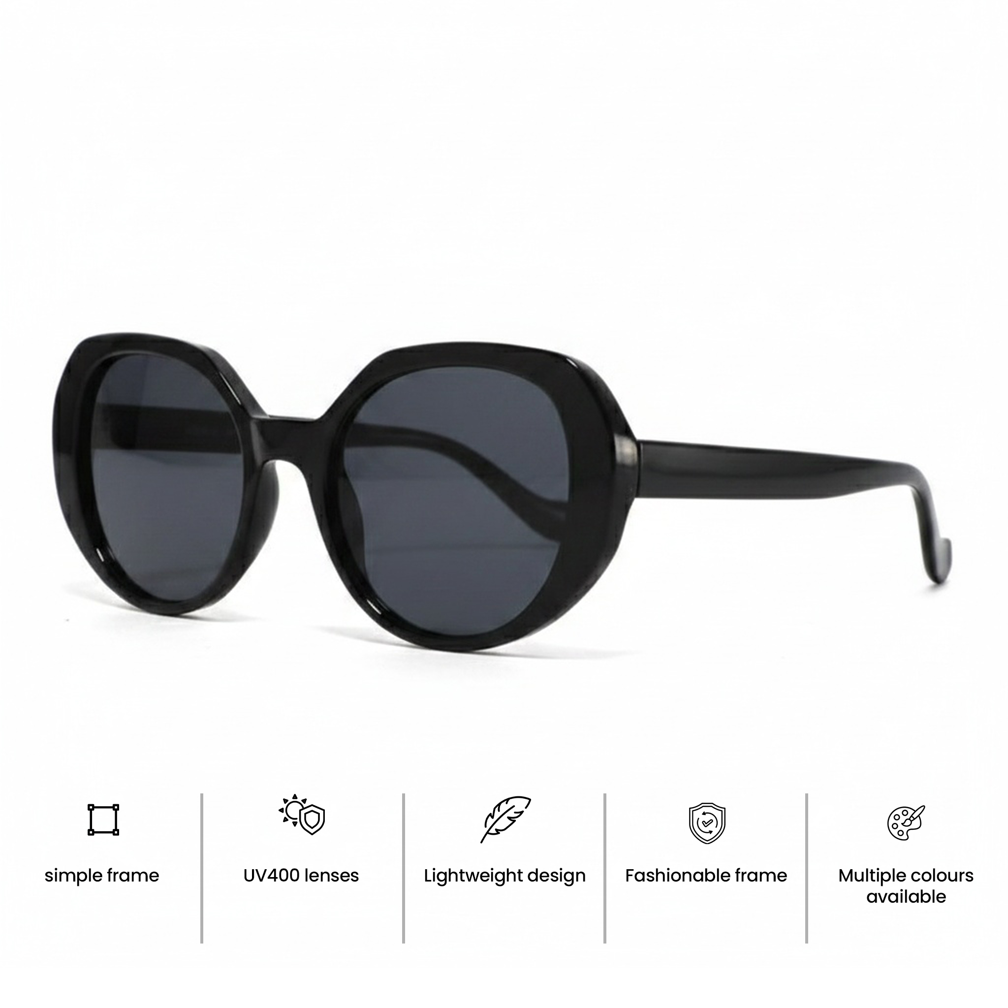 Womens Round Oversized Sunglasses promo