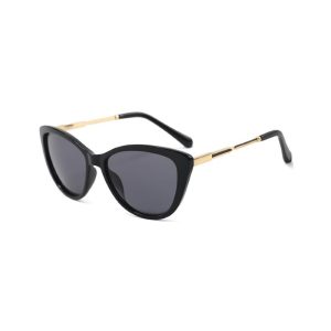 Cat Eye Metal Temples Sunglasses