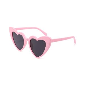 womens oversized love heart sunglasses