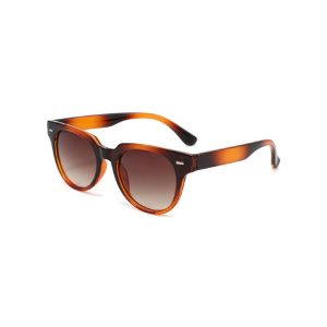 womens round classic sunglasses havana