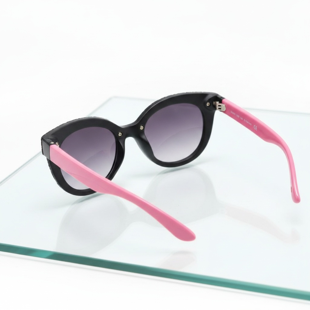 Girls Round Cat Eye Sunglasses 4