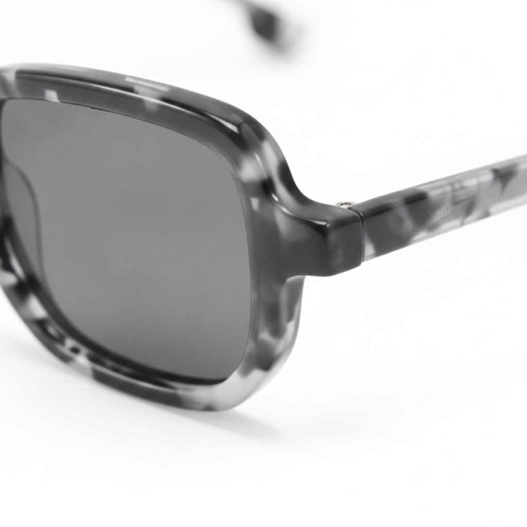 Square Retro Acetate Sunglasses 3