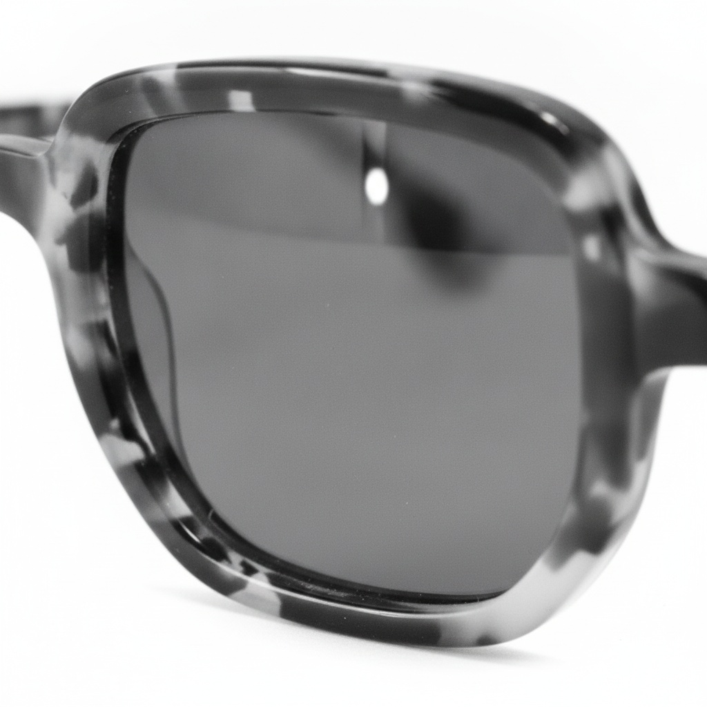 Square Retro Acetate Sunglasses 4
