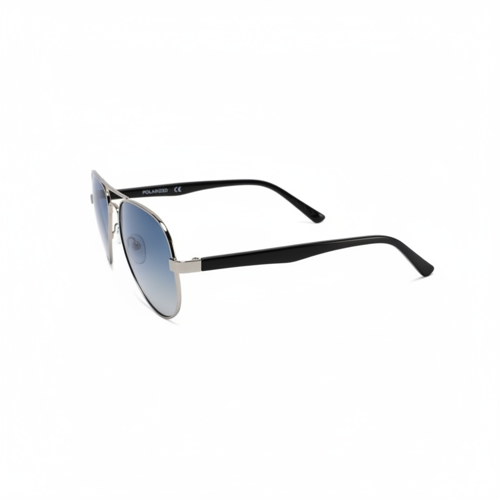 Retro Aviator Acetate Temple Sunglasses 7