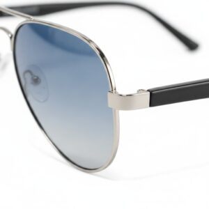 Retro Aviator Acetate Temple Sunglasses 6