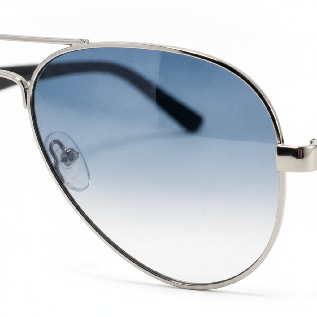 Retro Aviator Acetate Temple Sunglasses 4