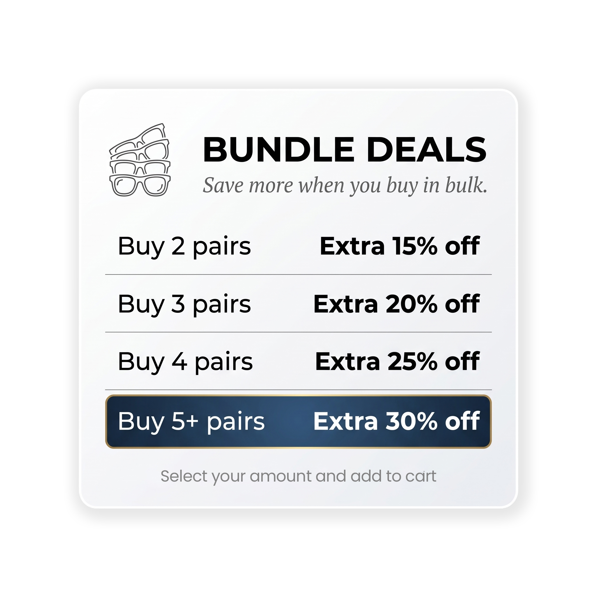 glasses superstore multi buy deals